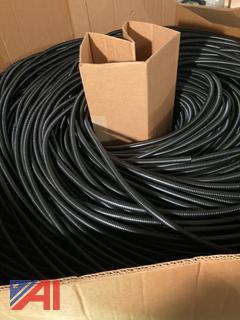 Panduit Corrugated Slit Wall Tubing and 8" Duct/Tubing, New/Old Stock